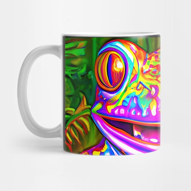 Frogger Spirit Animal (8) - Trippy Psychedelic Frog by TheThirdEye